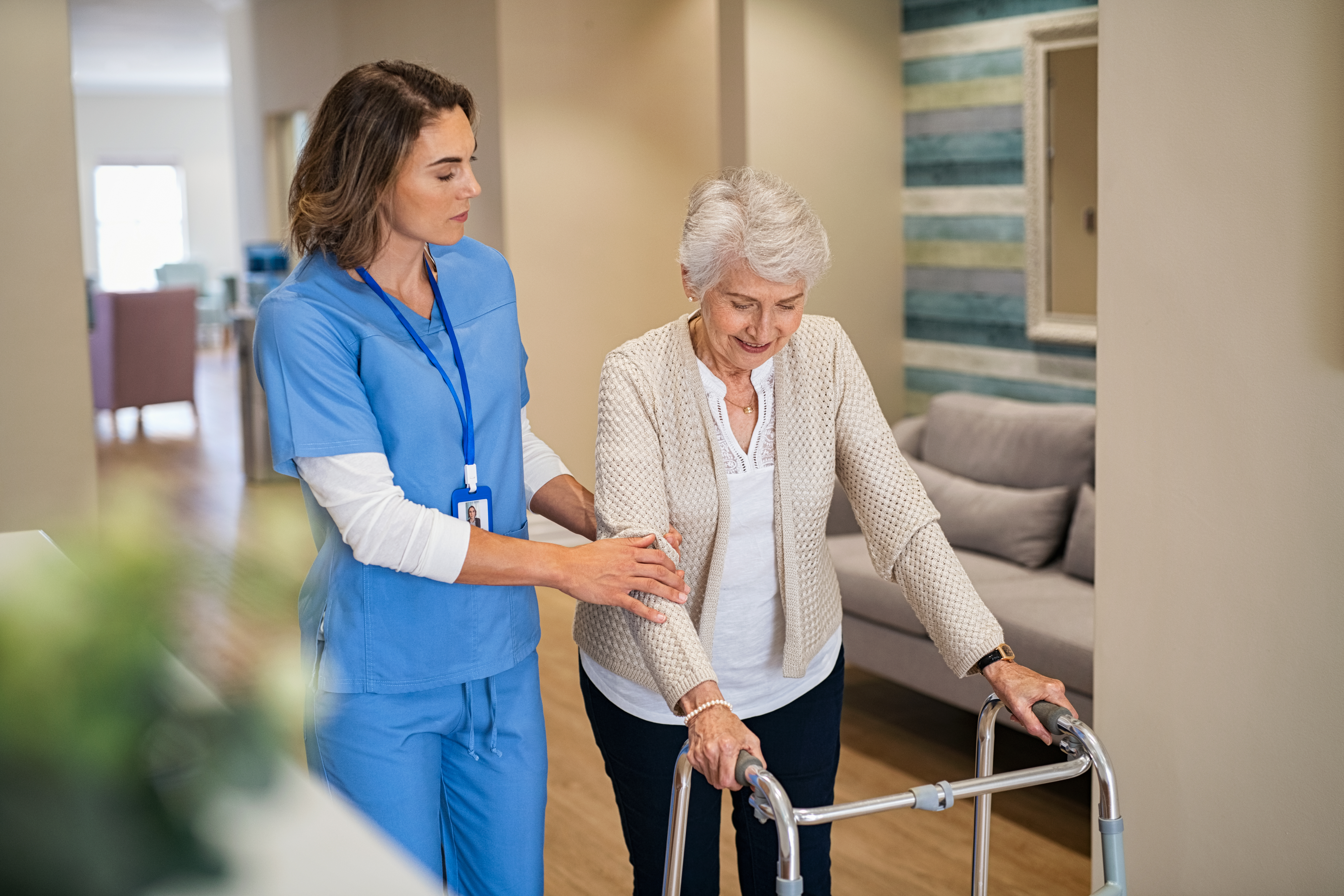 Skilled nursing care in a nursing home setting