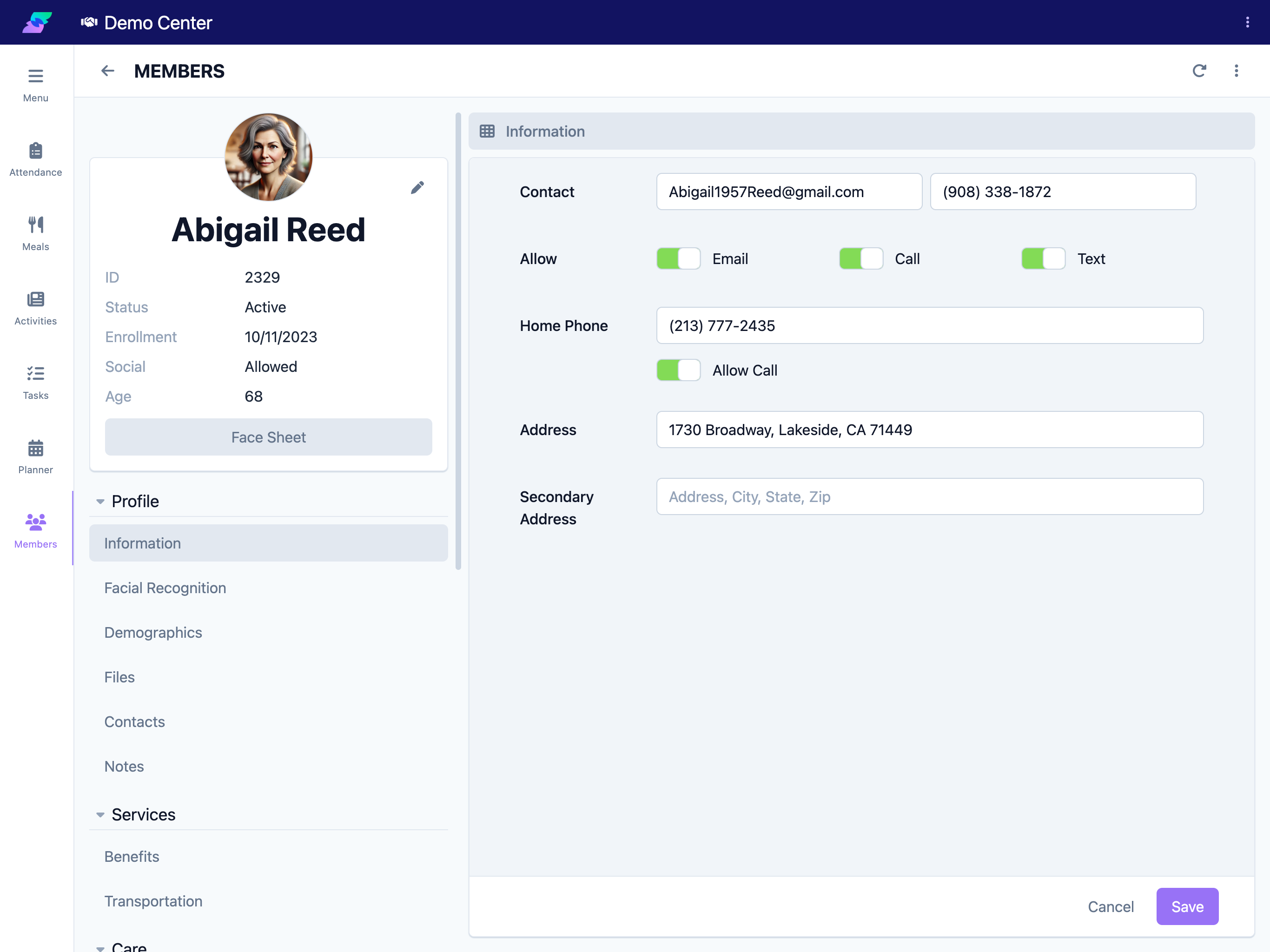 Create Detailed, Centralized Member Records
